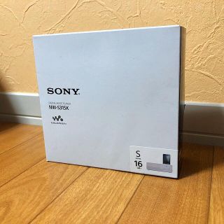 ウォークマン(WALKMAN)のSONY WALKMAN NW-S315Ｋ(ポータブルプレーヤー)