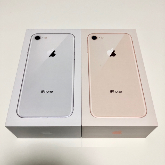 【新品2台】iPhone8 64GB ☆ゴールド&シルバー☆ simフリースマホ本体