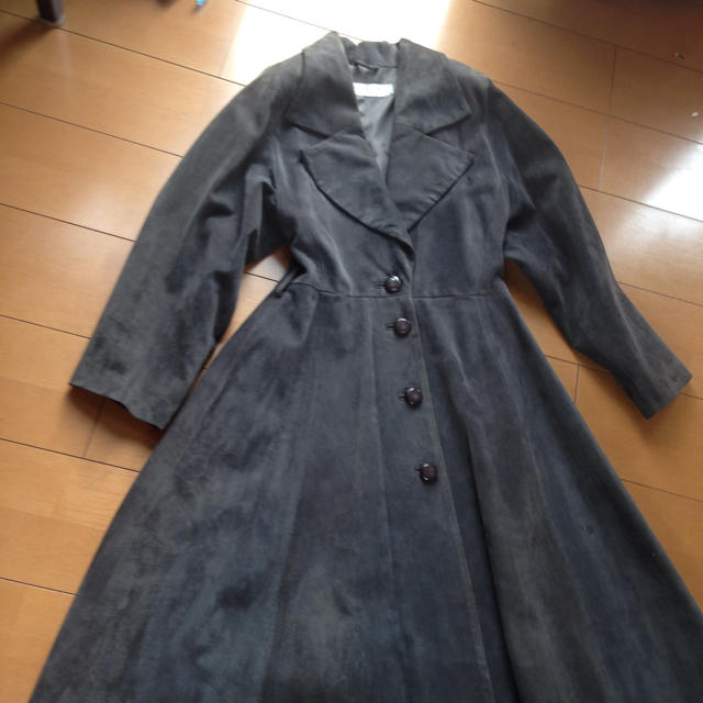 シャルルジョルダン charles jourdan スエードロングコート-