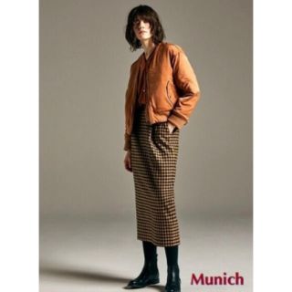 アーバンリサーチロッソ(URBAN RESEARCH ROSSO)のMunich  ミューニックストレッチウールチェックペンシルスカート最終値下げ(その他)