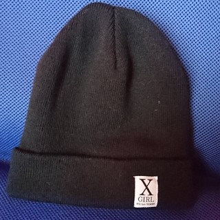 エックスガール(X-girl)の未使用 X-girl ニット帽(ニット帽/ビーニー)