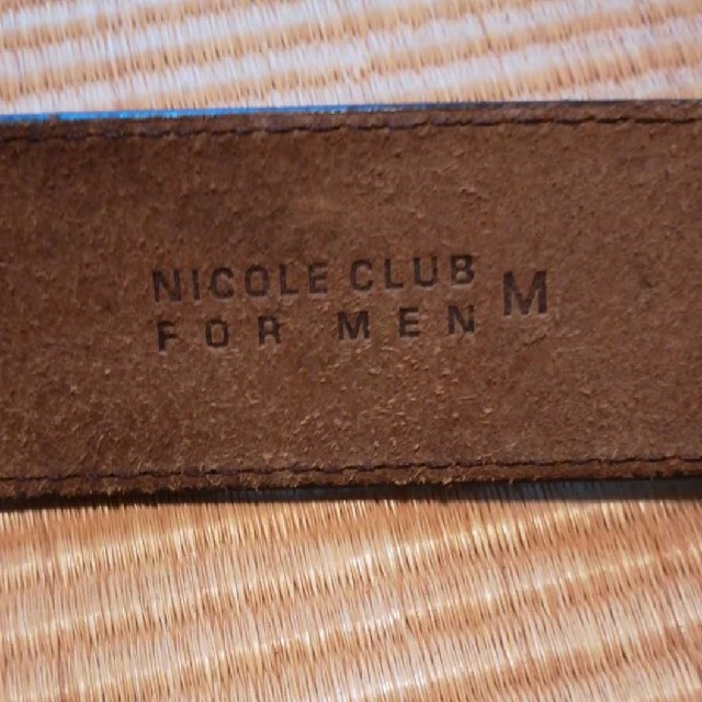 NICOLE CLUB(ニコルクラブ)のベルト　NICOLECLUB メンズのファッション小物(ベルト)の商品写真