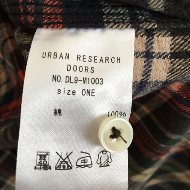 URBAN RESEARCH(アーバンリサーチ)のdoorsチェックシャツ レディースのトップス(シャツ/ブラウス(長袖/七分))の商品写真