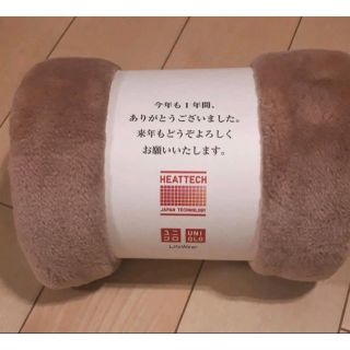 ユニクロ(UNIQLO)のユニクロ　ヒートテックブランケット　ピンク(ノベルティグッズ)