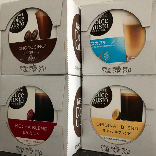 Nestle(ネスレ)のネスカフェ☕️　ドルチェグスト　4種類セット 食品/飲料/酒の飲料(コーヒー)の商品写真