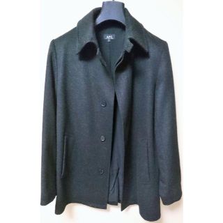 A.P.C. アーペーセー ステンカラーコート M グレー系(グレンチェック)