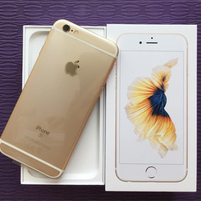 iphone 6s 32GB ゴールド ロック解除済-