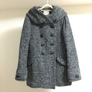 マウジー(moussy)のmoussy★中綿ツイードコート(ピーコート)