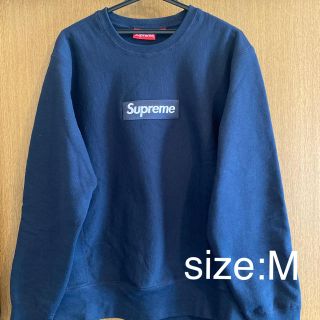 シュプリーム(Supreme)のsupreme boxlogo crewneck 18FW(スウェット)