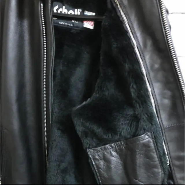 schott(ショット)の(シーくんさん専用)Schott シングルライダース 40 メンズのジャケット/アウター(ライダースジャケット)の商品写真