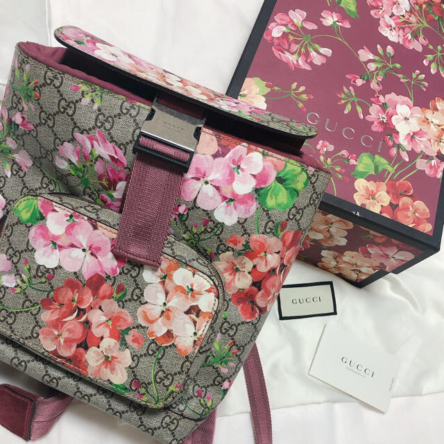 人気メーカー・ブランド Gucci GGブルーム バッグパック - リュック