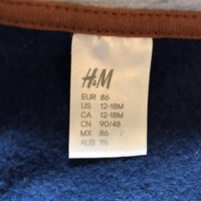 H&M(エイチアンドエム)の新品　H&M カバーオール　ロンパース　オールインワン　ベビー　キッズ キッズ/ベビー/マタニティのベビー服(~85cm)(カバーオール)の商品写真