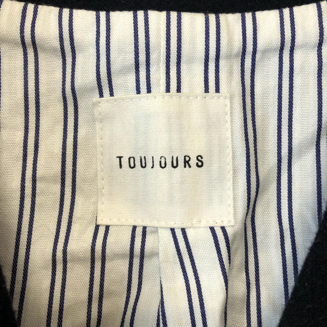 JOURNAL STANDARD(ジャーナルスタンダード)のレオナウ様専用　toujoursトゥジュー　ノーカラージャケット　ウールカシミア レディースのジャケット/アウター(ノーカラージャケット)の商品写真