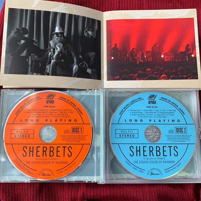 The Very Best of SHERBETS「8色目の虹」（初回生産限定盤 エンタメ/ホビーのCD(ポップス/ロック(邦楽))の商品写真