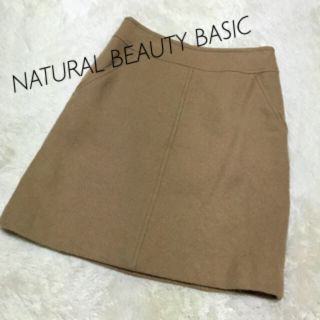 ナチュラルビューティーベーシック(NATURAL BEAUTY BASIC)のナチュビュ スカート♪♪(ひざ丈スカート)