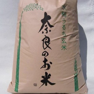 【新米】奈良県産ヒノヒカリ約10kg　玄米   農家直送(米/穀物)