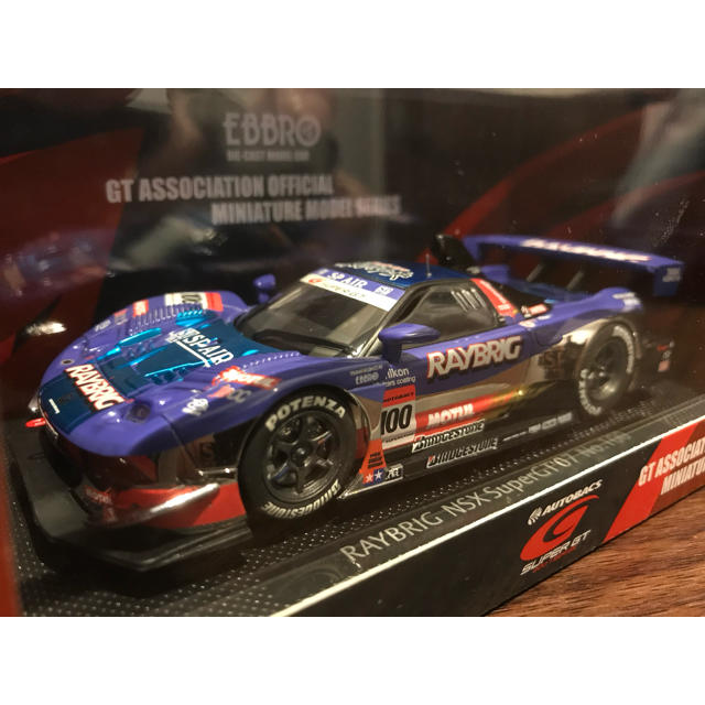 EBBRO 1/43 SUPER GT 2007 ホンダ レイブリッグ NSX エンタメ/ホビーのおもちゃ/ぬいぐるみ(ミニカー)の商品写真