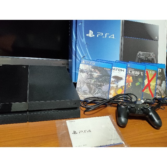 【値下げ】PlayStation®4 ブラック500GB ソフトセットGAME