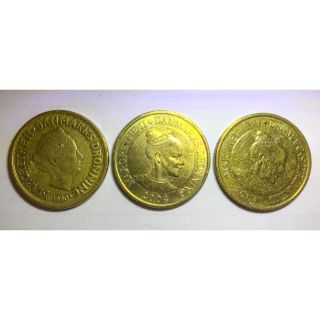 デンマーク貨幣 20クローネ 3枚(貨幣)