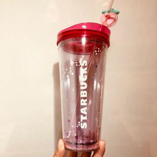 スターバックスコーヒー(Starbucks Coffee)の韓国スタバ ベリーベリー グリッター タンブラー(タンブラー)