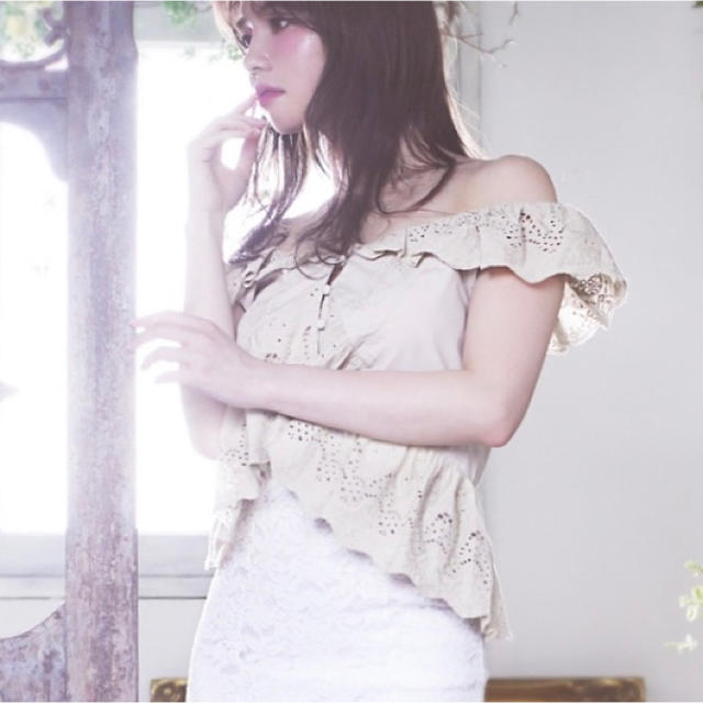 Bubbles(バブルス)のandmary♡cotton lace tops レディースのトップス(シャツ/ブラウス(半袖/袖なし))の商品写真