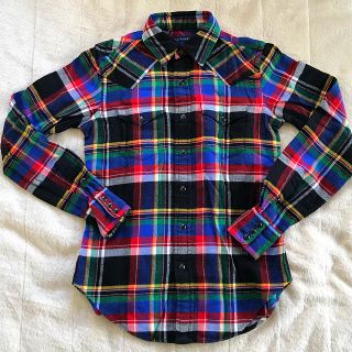 ラルフローレン(Ralph Lauren)の美品！キッズ ラルフローレン ネルシャツ 150(ブラウス)