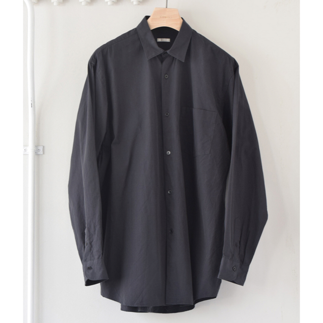 【新品】20ss comoli shirt navy 3