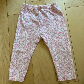 ユニクロ(UNIQLO)のUNIQLO baby 花柄レギンス 80サイズ(パンツ)