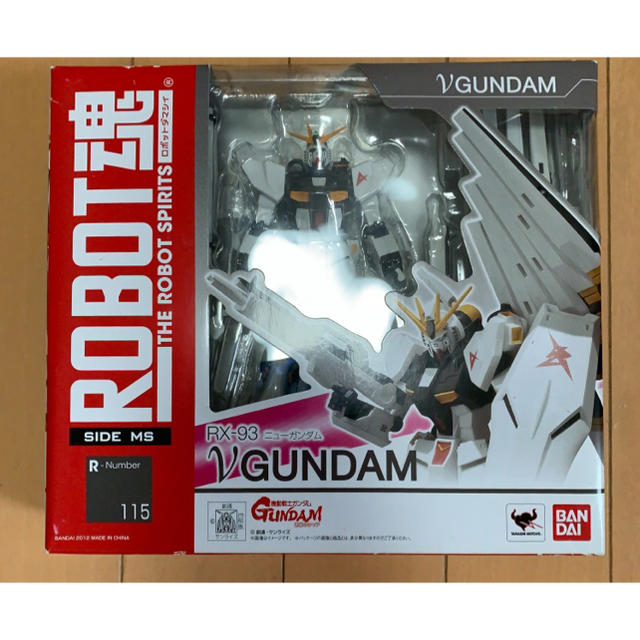 BANDAI(バンダイ)の新品未開封品 ロボット魂 ROBOT魂 νガンダム エンタメ/ホビーのフィギュア(アニメ/ゲーム)の商品写真