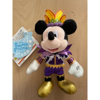 ディズニー(Disney)のぬいぐるみバッジ/ミニーのトロピカルスプラッシュ2015(キャラクターグッズ)