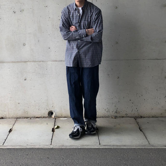 COMOLI - comoli 19ss コモリ タータンチェックシャツ の通販 by か