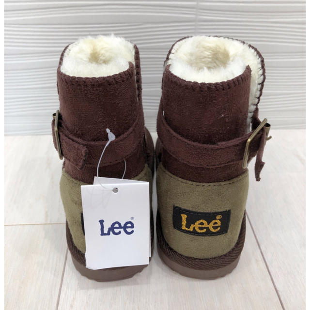 Lee(リー)の新品タグ付き　Lee ムートンブーツ　17センチ キッズ/ベビー/マタニティのキッズ靴/シューズ(15cm~)(ブーツ)の商品写真