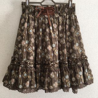 アクシーズファム(axes femme)のrchan様専用　axes feeme ブラウン　スカート(ひざ丈スカート)