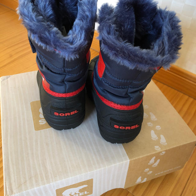 SOREL(ソレル)のSOREL☆ソレル　スノーブーツ　13cm 新品同様　防寒　コロンビア キッズ/ベビー/マタニティのベビー靴/シューズ(~14cm)(ブーツ)の商品写真