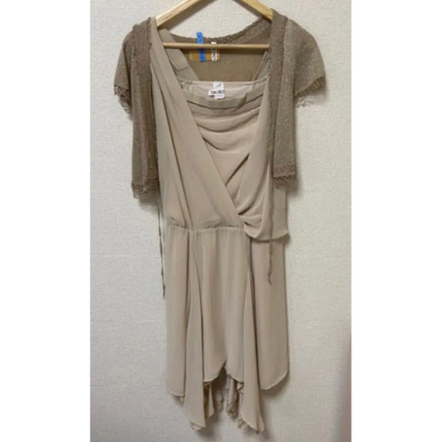 DENDROBIUM(デンドロビウム)のワンピース+ボレロセット レディースのフォーマル/ドレス(ミディアムドレス)の商品写真