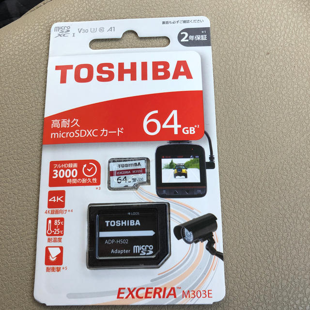 スマートフォン本体TOSHIBA microSDXCカード　64GB