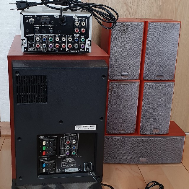 ONKYO - ONKYO PR-155SPX シアターセット 5.1ch スピーカーの ONKYO - ONKYO PR-155SPX シアターセット 5.1ch スピーカーの