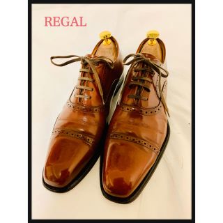 リーガル(REGAL)の★ごりら様専用【REGAL】ビジネスシューズ  （ブラウン）シューキーパー付き(ドレス/ビジネス)