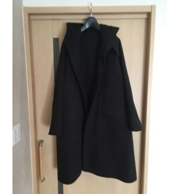 COMOLI(コモリ)のCOMOLI (コモリ) フーデッドコート -BLACK- メンズのジャケット/アウター(モッズコート)の商品写真