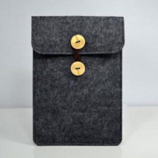 アイパッド(iPad)の【800送込】iPad mini フェルト収納ケース・チャコールグレイ(タブレット)