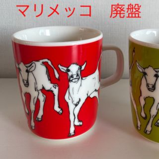 マリメッコ(marimekko)のマリメッコ　イルタヴィッリ　赤のみ(グラス/カップ)