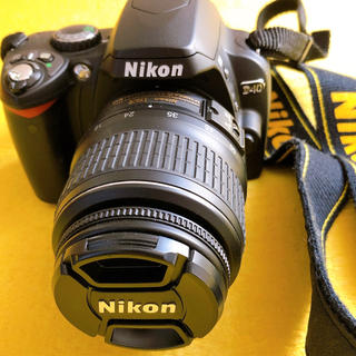 ニコン(Nikon)のNikon D40 レンズキット BLACK きったん様専用(デジタル一眼)
