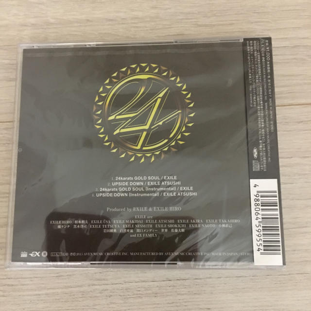 EXILE(エグザイル)の24KARATS  GOLD SOUL  EXILE エンタメ/ホビーのCD(ポップス/ロック(邦楽))の商品写真