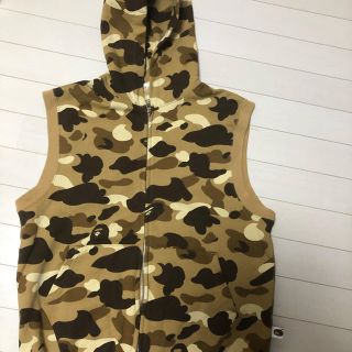 A BATHING APE シープスキン裏ボアベスト