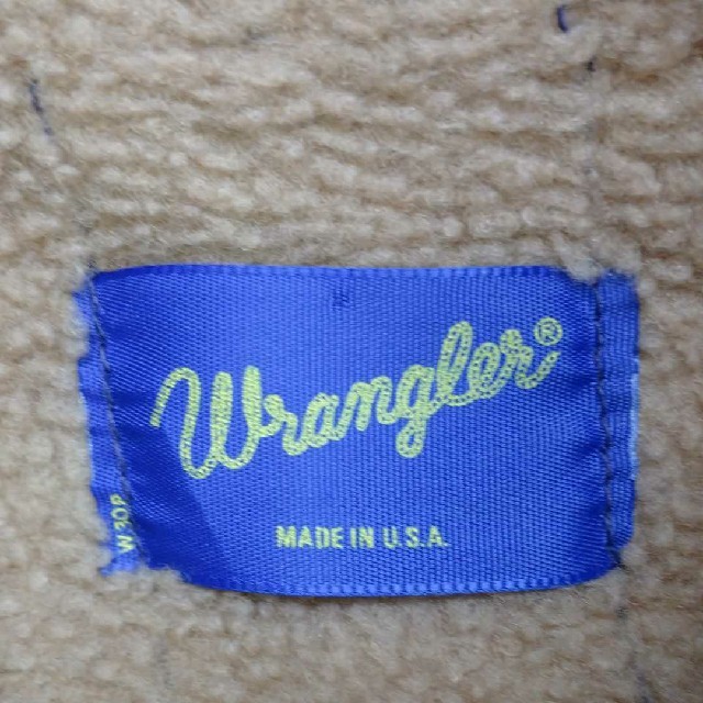 Wrangler(ラングラー)のVINTAGE Wrangler ラングラー USA製 デニムボアジャケット メンズのジャケット/アウター(Gジャン/デニムジャケット)の商品写真