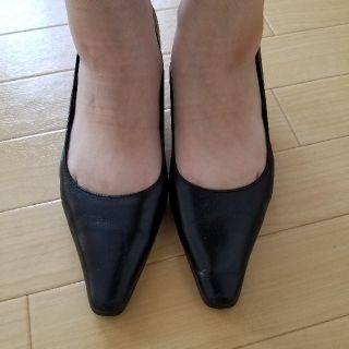 アオヤマ(青山)のリクルートパンプス　黒　ミスジュンコ(ハイヒール/パンプス)