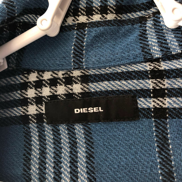 DIESEL(ディーゼル)のONblack様専用 DIESEL メンズ ディップダイチェックシャツ 刺繍  メンズのトップス(シャツ)の商品写真