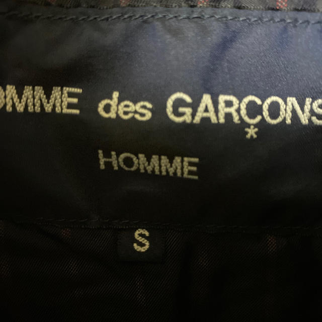 COMME des GARCONS(コムデギャルソン)のギャルソン　コート　チェック　ウール メンズのジャケット/アウター(ステンカラーコート)の商品写真