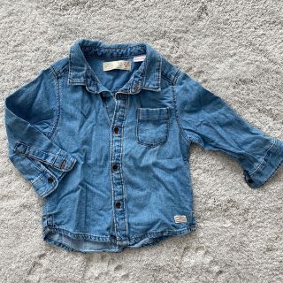 ザラキッズ(ZARA KIDS)のzarababy デニムシャツ(シャツ/カットソー)