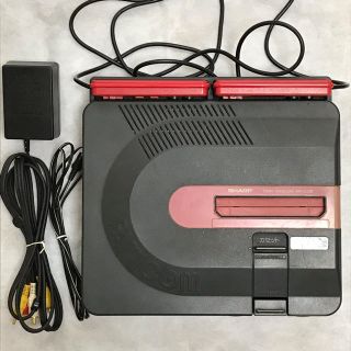 シャープ(SHARP)のレア SHARP AN-500B ツインファミコン本体 カセット＆ディスク一体型(家庭用ゲーム機本体)